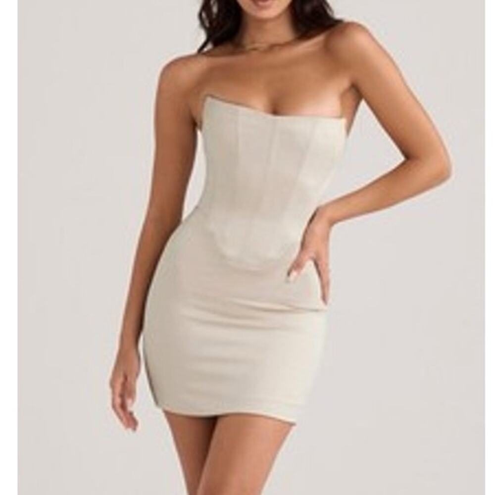 House of CB Strapless Corset Mini Dress - Size XS